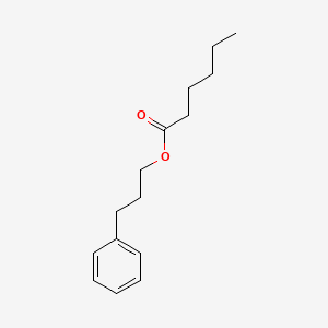 molecular formula C15H22O2 B1606556 3-Phenylpropyl hexanoate CAS No. 6281-40-9