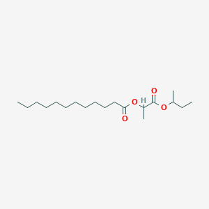 molecular formula C19H36O4 B1606557 1-Sec-butoxy-1-oxopropan-2-yl laurate CAS No. 5349-70-2