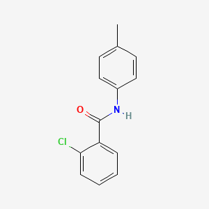 molecular formula C14H12ClNO B1606560 2-Chloro-n-(4-methylphenyl)benzamide CAS No. 2447-93-0