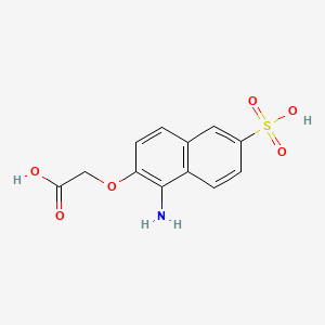 molecular formula C12H11NO6S B1606564 [(1-Amino-6-sulfonaphthalen-2-yl)oxy]acetic acid CAS No. 6373-39-3