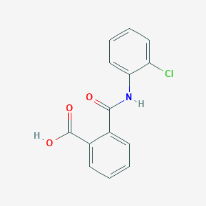 molecular formula C14H10ClNO3 B1606570 2-[(2-Chlorophenyl)carbamoyl]benzoic acid CAS No. 6273-12-7