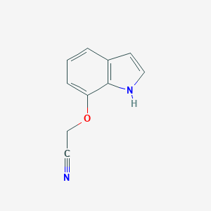 molecular formula C10H8N2O B160658 7-(Cyanomethoxy)indole CAS No. 135328-50-6