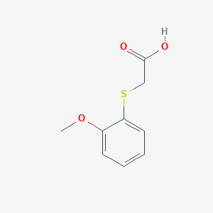 molecular formula C9H10O3S B1606586 2-((2-Methoxyphenyl)thio)acetic acid CAS No. 18619-21-1