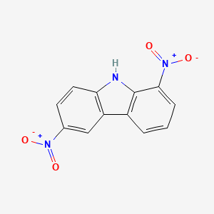 molecular formula C12H7N3O4 B1606591 1,6-Dinitrocarbazole CAS No. 3062-57-5
