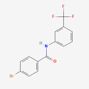 4-bromo-N-[3-(trifluoromethyl)phenyl]benzamide