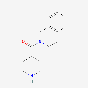 N-benzyl-N-ethylpiperidine-4-carboxamide