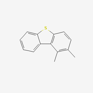 molecular formula C14H12S B1606628 1,2-Dimethyldibenzothiophene CAS No. 31317-14-3
