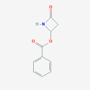 molecular formula C10H9NO3 B160663 4-Benzoyloxy-2-azetidinone CAS No. 28562-58-5