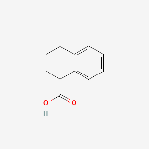 molecular formula C11H10O2 B1606632 1-Naphthalenecarboxylic acid, 1,4-dihydro- CAS No. 5111-73-9