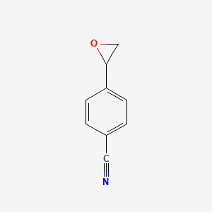 molecular formula C9H7NO B1606638 4-(环氧丙烷-2-基)苯甲腈 CAS No. 52695-39-3