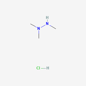 molecular formula C3H11ClN2 B1606639 盐酸三甲基肼 CAS No. 60597-20-8