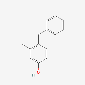 molecular formula C14H14O B1606641 4-Benzyl-m-cresol CAS No. 30091-02-2