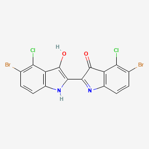 molecular formula C16H6Br2Cl2N2O2 B1606642 C.I. Vat blue 22 CAS No. 29245-44-1