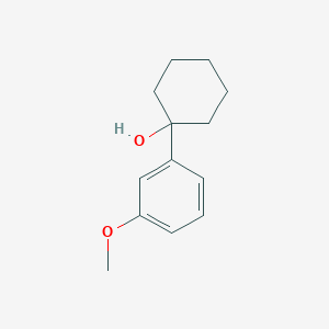 molecular formula C13H18O2 B160665 1-(3-Methoxyphenyl)cyclohexan-1-ol CAS No. 1884-42-0