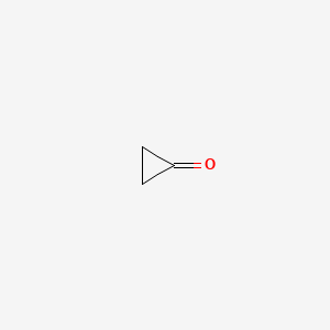 molecular formula C3H4O B1606653 Cyclopropanone CAS No. 5009-27-8