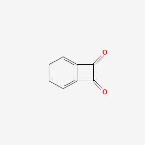 molecular formula C8H4O2 B1606654 Bicyclo[4.2.0]octa-1,3,5-triene-7,8-dione CAS No. 6383-11-5