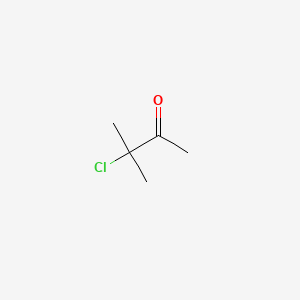 molecular formula C5H9ClO B1606655 2-Butanone, 3-chloro-3-methyl- CAS No. 5950-19-6