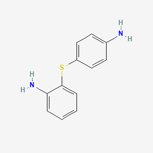 molecular formula C12H12N2S B1606663 2-[(4-Aminophenyl)thio]benzenamine CAS No. 6259-01-4