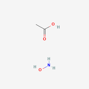 molecular formula C2H7NO3 B1606664 Hydroxylamine, acetate (salt) CAS No. 22606-42-4