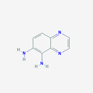 molecular formula C8H8N4 B1606666 quinoxaline-5,6-diamine CAS No. 57436-95-0