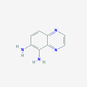 molecular formula C8H8N4 B1606666 5,6-Quinoxalinediamine CAS No. 57436-95-0