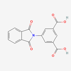 molecular formula C16H9NO6 B1606668 5-(1,3-Dioxoisoindol-2-yl)benzene-1,3-dicarboxylic acid CAS No. 47275-11-6