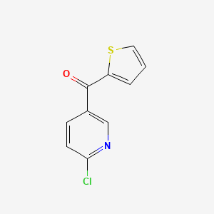 molecular formula C10H6ClNOS B1606672 2-Chloro-5-(2-thenoyl)pyridine CAS No. 501681-39-6