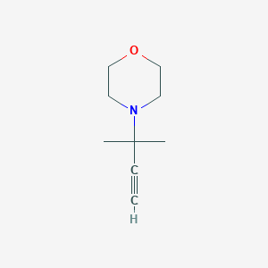 molecular formula C9H15NO B1606677 4-(2-甲基丁-3-炔-2-基)吗啉 CAS No. 7471-07-0
