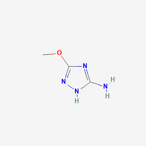 molecular formula C3H6N4O B1606686 5-methoxy-1H-1,2,4-triazol-3-amine CAS No. 51108-34-0