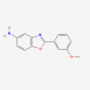 2-(3-Methoxyphenyl)-1,3-benzoxazol-5-amine