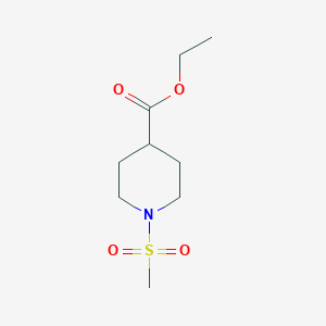 molecular formula C9H17NO4S B1606696 Ethyl 1-(methylsulfonyl)piperidine-4-carboxylate CAS No. 217487-18-8