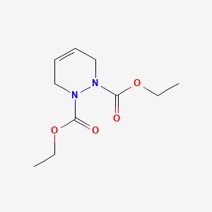 molecular formula C10H16N2O4 B1606703 diethyl 1,2,3,6-tetrahydropyridazine-1,2-dicarboxylate CAS No. 35691-30-6