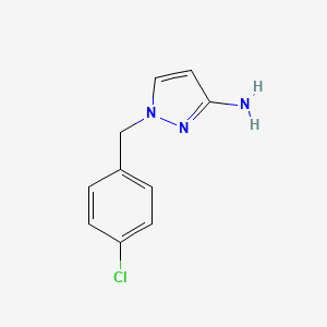 molecular formula C10H10ClN3 B1606713 1-(4-chlorobenzyl)-1H-pyrazol-3-amine CAS No. 925154-93-4