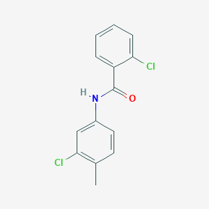 2-chloro-N-(3-chloro-4-methylphenyl)benzamide