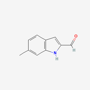 molecular formula C10H9NO B1606723 6-methyl-1H-indole-2-carbaldehyde CAS No. 56813-20-8