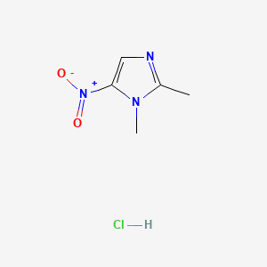 molecular formula C5H8ClN3O2 B1606730 Dimetridazole hydrochloride CAS No. 25332-20-1