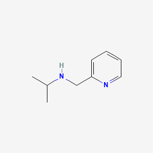 molecular formula C9H14N2 B1606733 N-(pyridin-2-ylmethyl)propan-2-amine CAS No. 58669-30-0