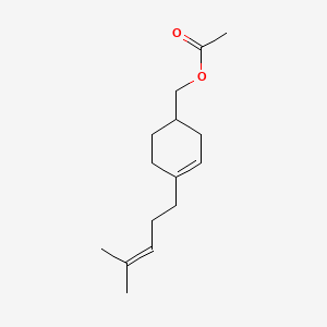 molecular formula C15H24O2 B1606742 4-(4-Methylpenten-3-yl)cyclohex-3-ene-1-methyl acetate CAS No. 53889-39-7