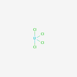 molecular formula UCl4<br>Cl4U B1606765 Uranium chloride (UCl4) CAS No. 10026-10-5