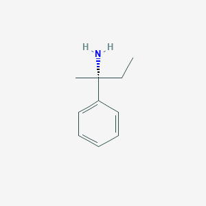 molecular formula C10H15N B160677 (R)-alpha-Ethyl-alpha-methylbenzylamine CAS No. 10181-67-6