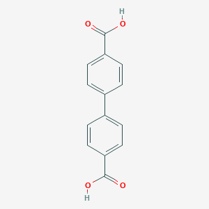molecular formula C14H10O4 B160679 [1,1'-Biphenyl]-4,4'-dicarboxylic acid CAS No. 787-70-2