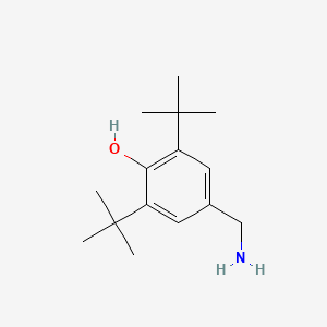 molecular formula C15H25NO B1606795 3,5-DI-Tert-butyl-4-hydroxybenzylamine CAS No. 724-46-9