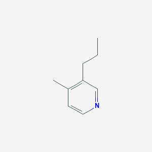 molecular formula C9H13N B1606810 4-Methyl-3-propylpyridine CAS No. 56675-10-6