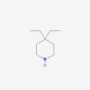 molecular formula C9H19N B1606817 4,4-Diethylpiperidine CAS No. 3970-64-7