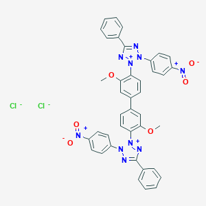 molecular formula C40H30Cl2N10O6 B160682 Nitroblue tetrazolium chloride CAS No. 298-83-9
