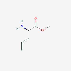 molecular formula C6H11NO2 B1606820 (S)-2-Amino-pent-4-enoic acid methyl ester CAS No. 50299-15-5