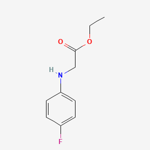 molecular formula C10H12FNO2 B1606823 Ethyl 2-(4-fluoroanilino)acetate CAS No. 2521-99-5
