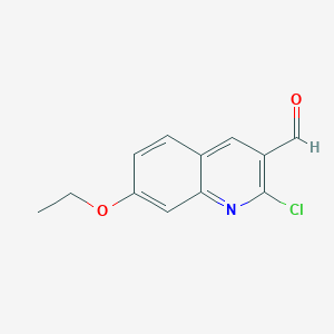 molecular formula C12H10ClNO2 B1606825 2-氯-7-乙氧基喹啉-3-甲醛 CAS No. 129798-05-6