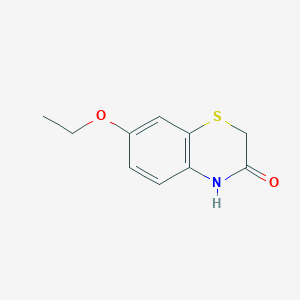 molecular formula C10H11NO2S B1606827 7-Ethoxy-4H-benzo[1,4]thiazin-3-one CAS No. 71387-69-4