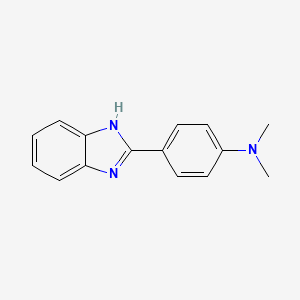 molecular formula C15H15N3 B1606832 2-(p-N,N-Dimethylaminophenyl)-1H-benzoimidazole CAS No. 2562-71-2